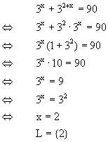 Lsung Exponentialgleichung