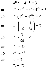 Lsung Exponentialgleichung