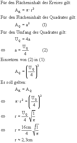 Berechnung