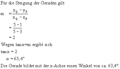 Koordinatengeometrie - Aufgabe 2 - Lsung