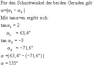 Koordinatengeometrie - Aufgabe 3 - Lösung
