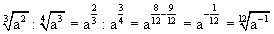 Termumformungen mit rationalen Exponenten - Lsung bung 3