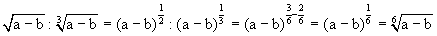 Termumformungen mit rationalen Exponenten - Lsung bung 5