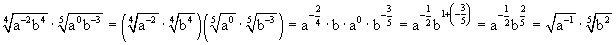 Termumformungen mit rationalen Exponenten - Lsung bung 10