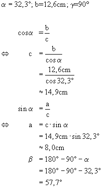 Trigonometrie bung Lsung 2