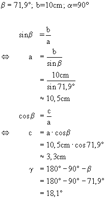 Trigonometrie bung Lsung 2