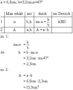 Berechnung