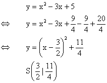 Quadratischen Funktionen - Lsung