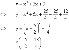 Quadratischen Funktionen - Lsung