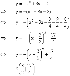 Quadratischen Funktionen - Lsung