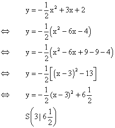 Quadratischen Funktionen - Lösung
