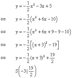 Quadratischen Funktionen - Lsung