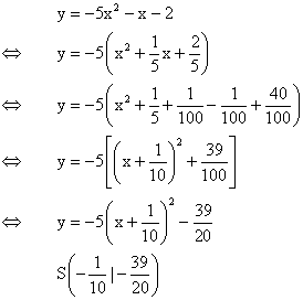 Quadratischen Funktionen - Lsung