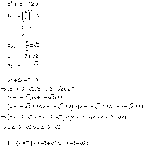 Quadratwurzelterme - Lsung