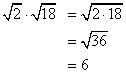 Quadratwurzelterme - Lsung