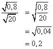 Quadratwurzelterme - Lsung