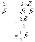 Quadratwurzelterme - Lsung